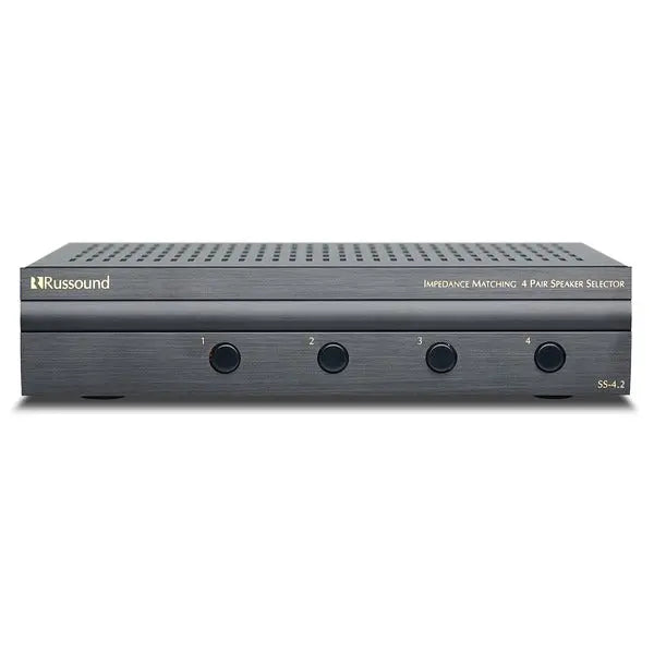 RUSSOUND SS-4.2 4-Source Speaker Selector for High-Quality Multi-Room Audio