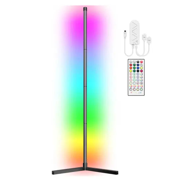 ECO4LIFE LC210 WiFi Smart Floor Lamp with RGB LED, Voice Control, and Scene Modes