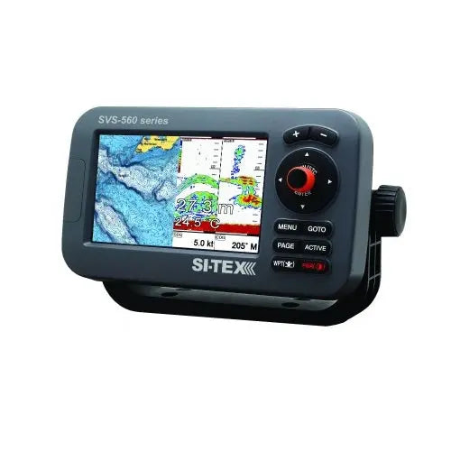 Si-tex SVS-560CF 5-Inch Chartplotter and Fishfinder with Internal GPS Antenna