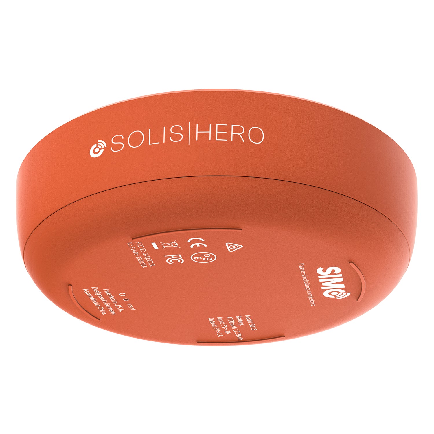 SOLIS(R) by SIMO(R) HERO Hotspot & Power Bank - Multi-Carrier 4G LTE Mobile Hotspot with Built-In Power Bank and Global Data