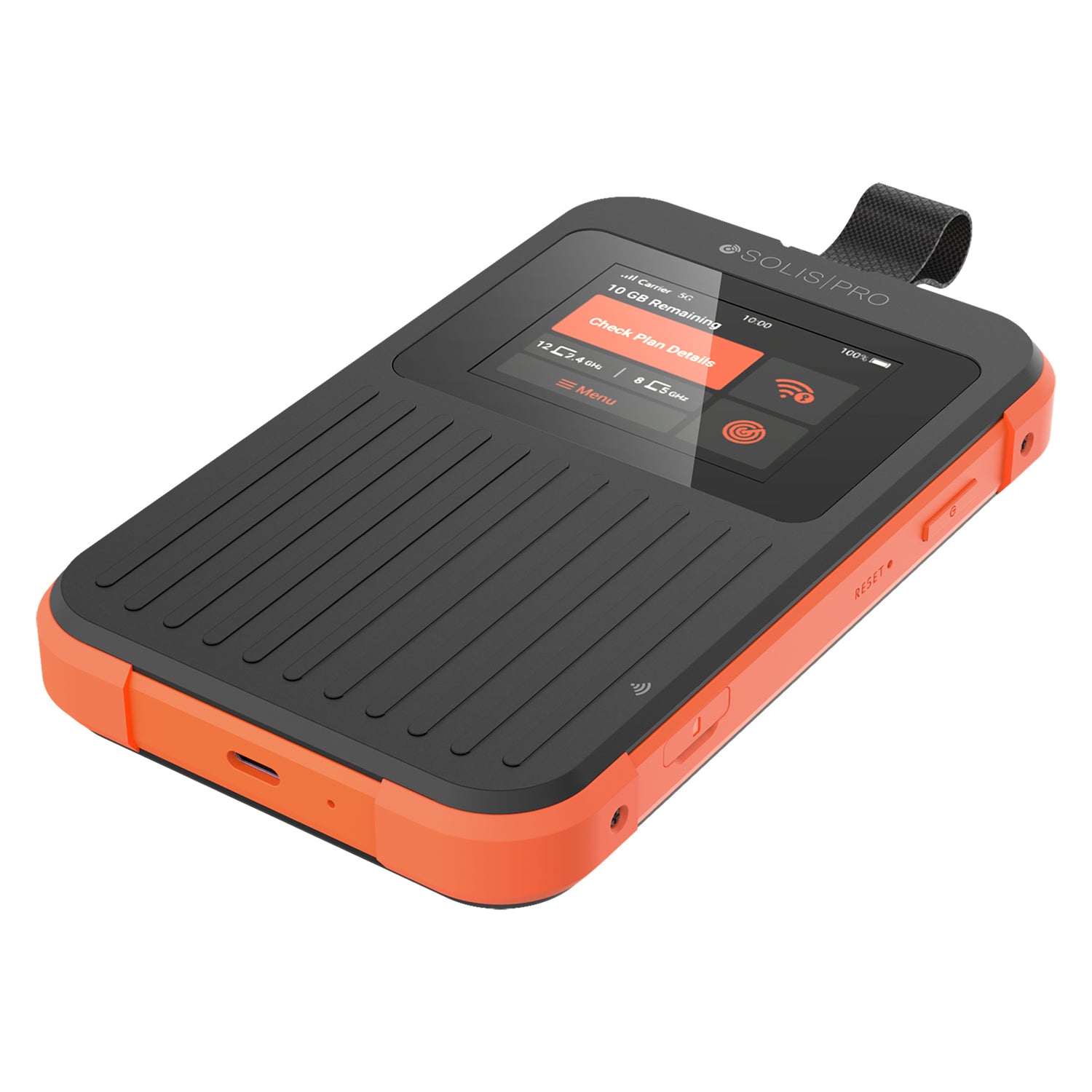 SOLIS(R) by SIMO(R) PRO 5G Mobile Hotspot with Built-in Power Bank, Model SS5BP000