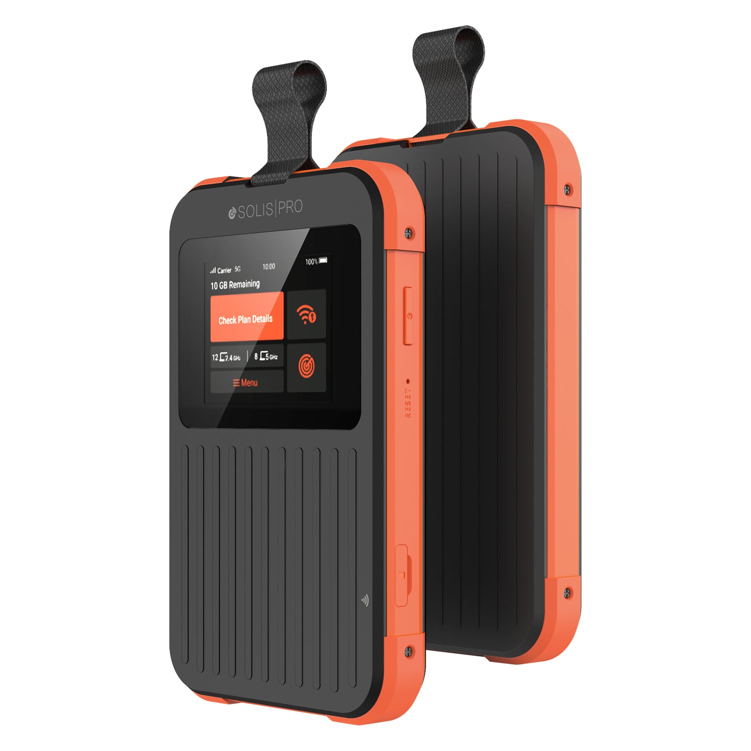 SOLIS(R) by SIMO(R) PRO 5G Mobile Hotspot with Built-in Power Bank, Model SS5BP000