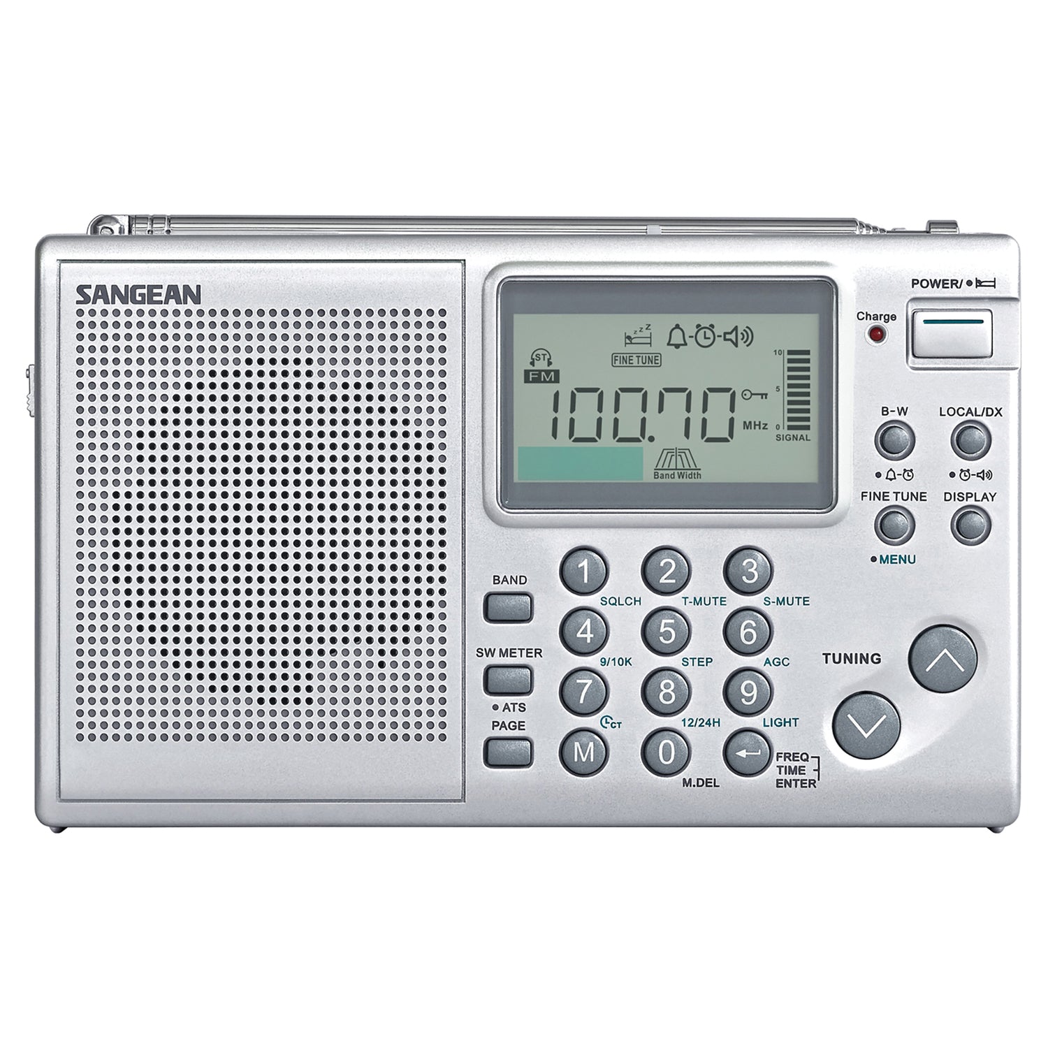 Sangean ATS-405 FM/MW/SW Stereo Radio with Digital Tuner and Full Shortwave Bands