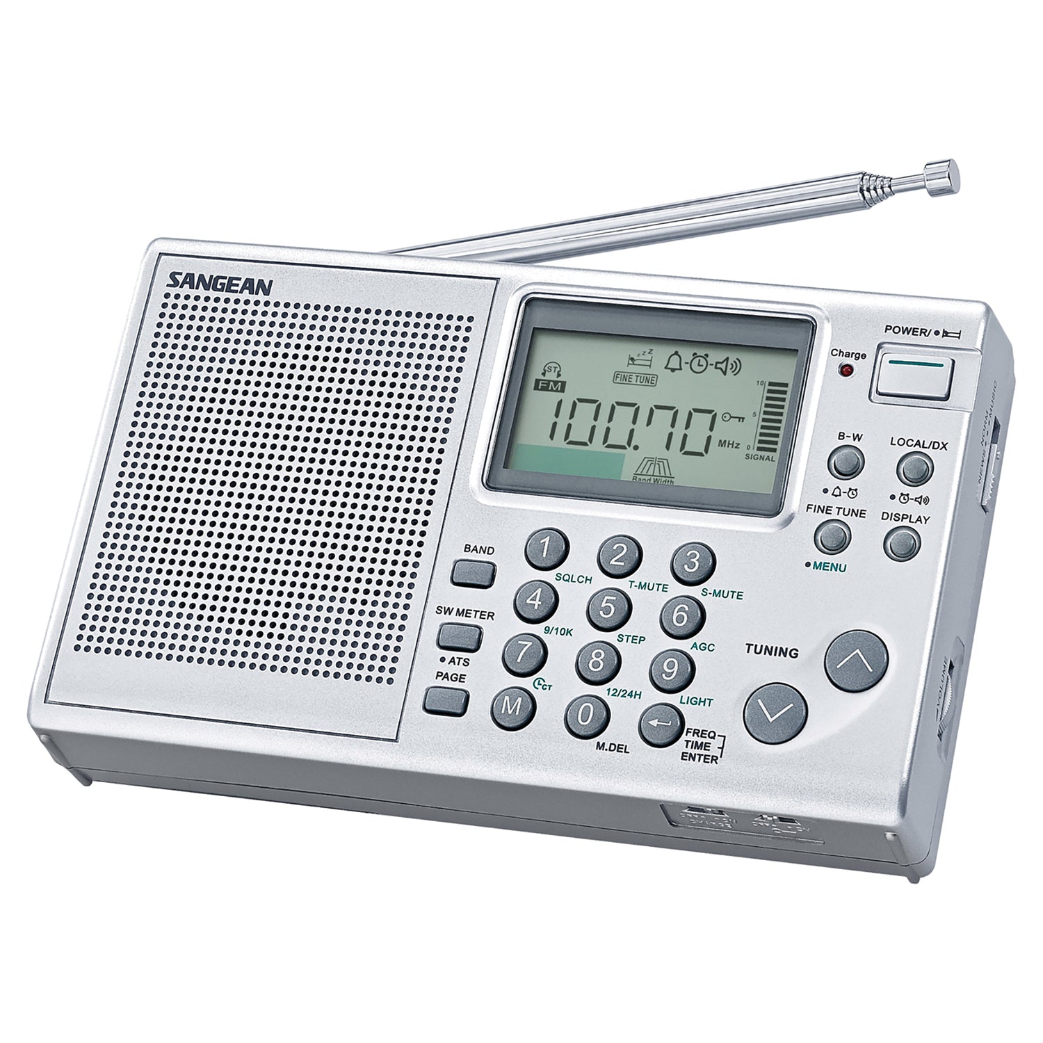 Sangean ATS-405 FM/MW/SW Stereo Radio with Digital Tuner and Full Shortwave Bands
