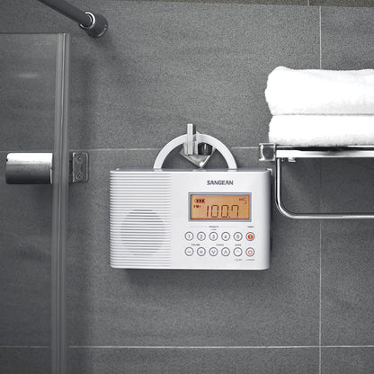SANGEAN H201 Port Water-Resist Radio with NOAA Weather Alert and AM/FM Tuner