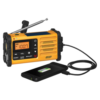 SANGEAN MMR-88 AM/FM Weather Emergency Radio with USB Charging and LED Flashlight