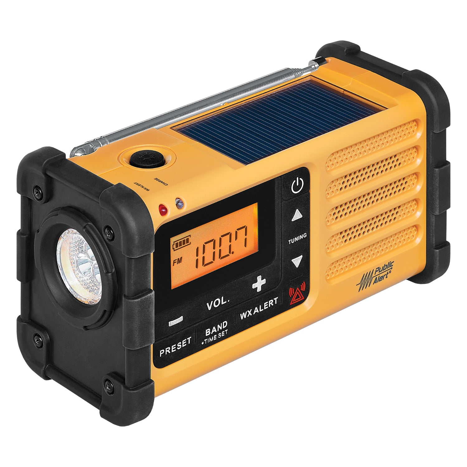 SANGEAN MMR-88 AM/FM Weather Emergency Radio with USB Charging and LED Flashlight