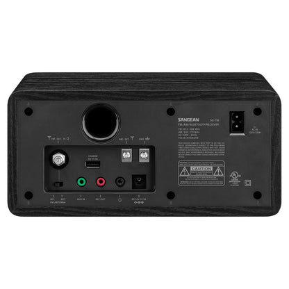 Sangean SG-118 AM/FM Bluetooth Wireless Radio with Walnut-Finish Cabinet