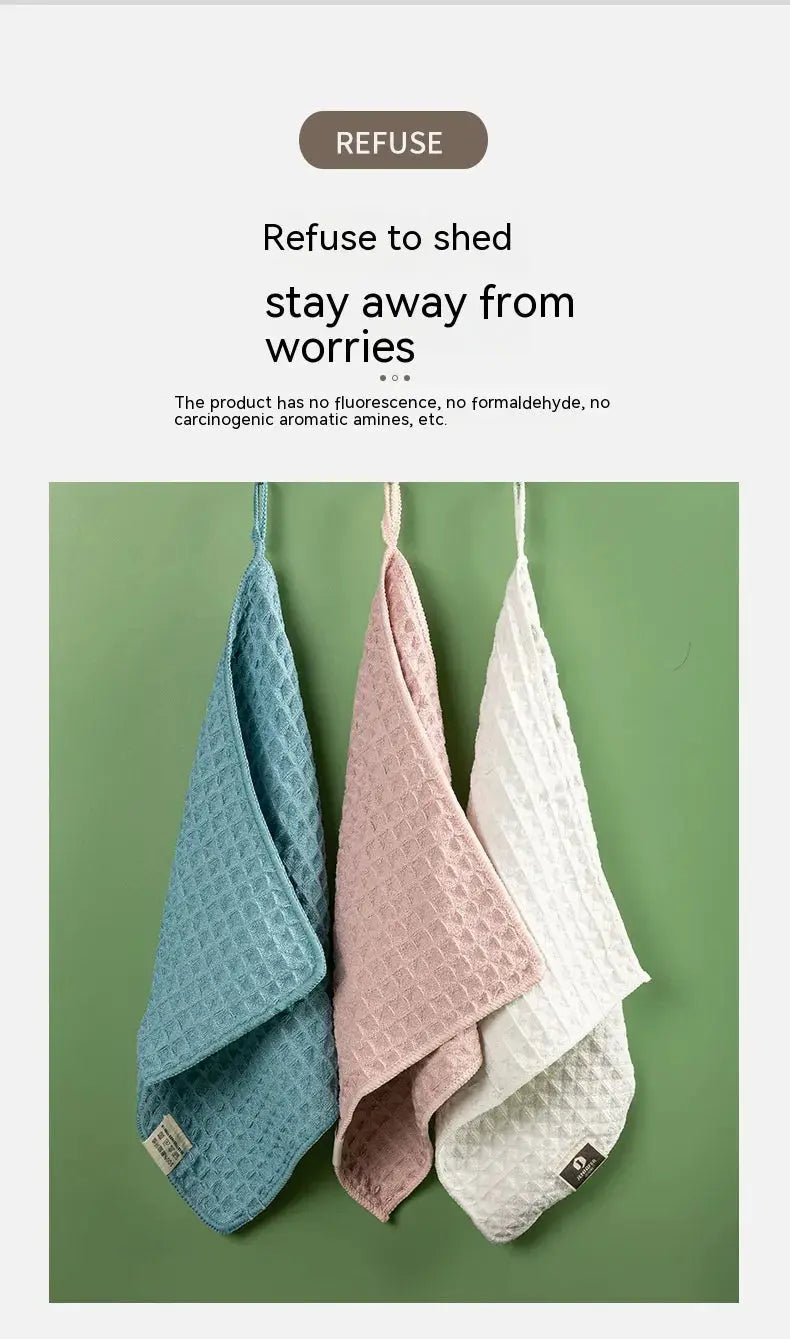 Microfiber Skin-friendly Non-lint Waffle Microfiber Towel Atticus Goods