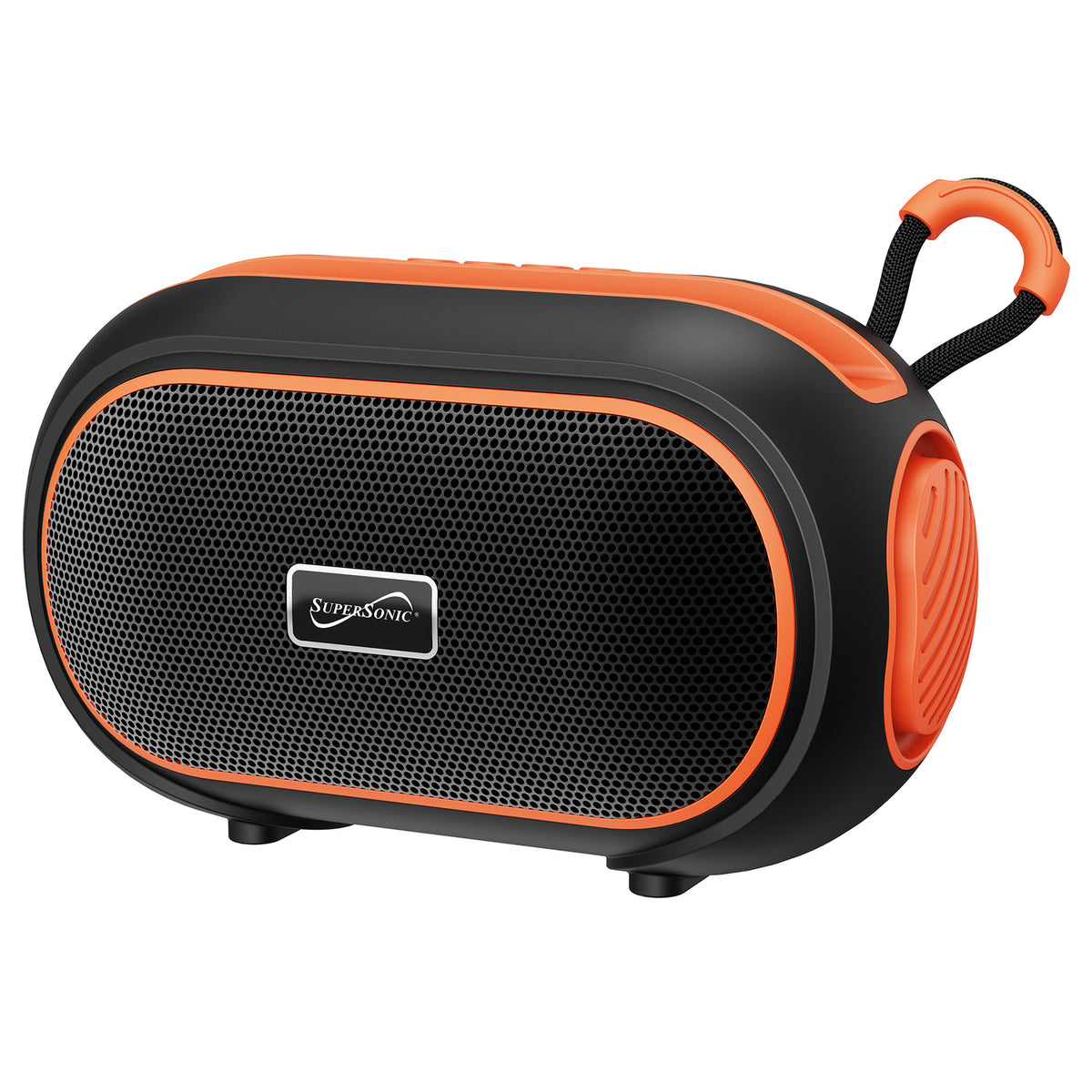 Supersonic SC-2334BT ORG Portable Bluetooth Speaker with FM Radio, USB and microSD Playback