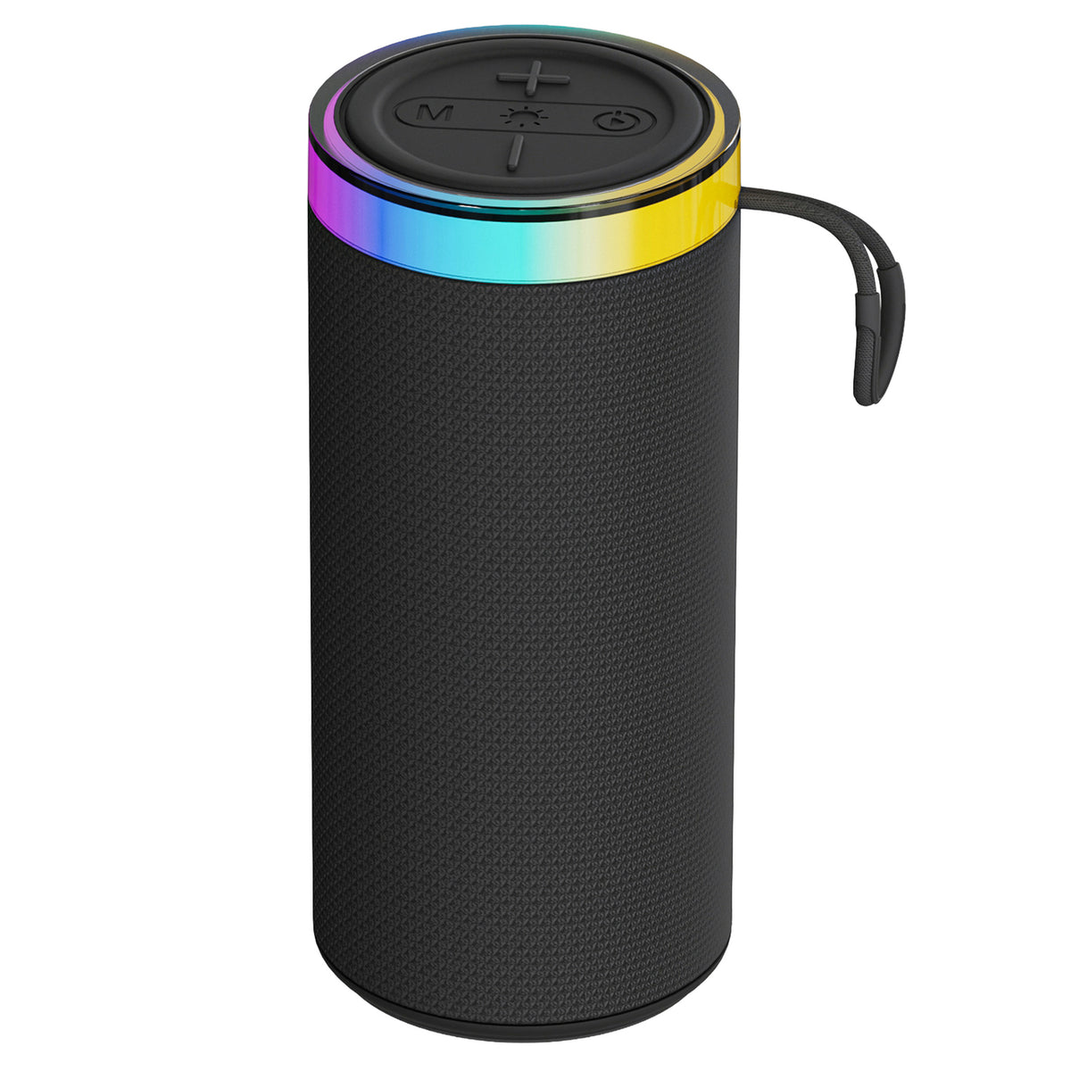 SUPERSONIC SC-2440BT BLK Portable Bluetooth Speaker with LED Lights, FM Radio and TWS