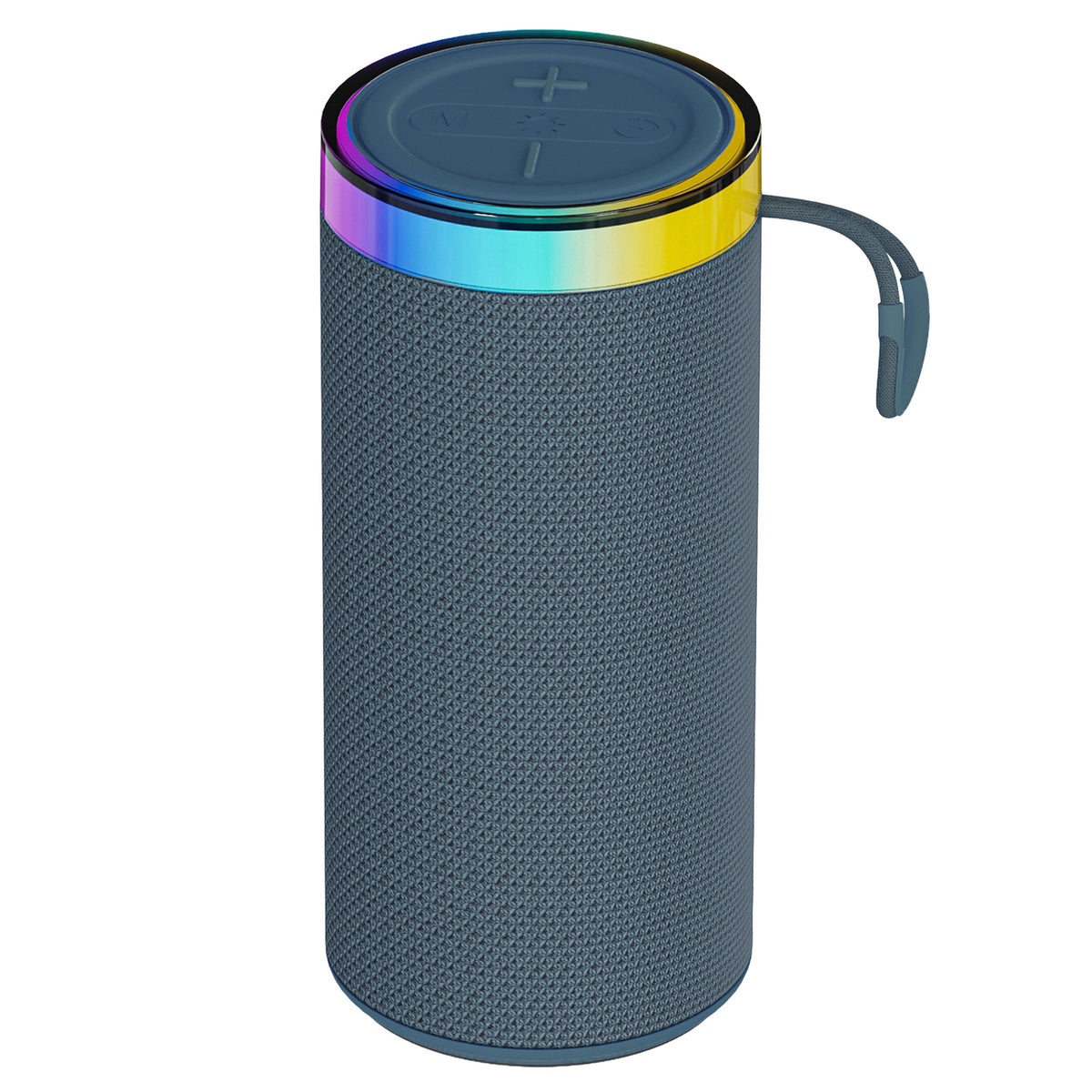 SUPERSONIC SC-2440BT BLU Bluetooth Portable Speaker with LED Lights, FM Radio and TWS