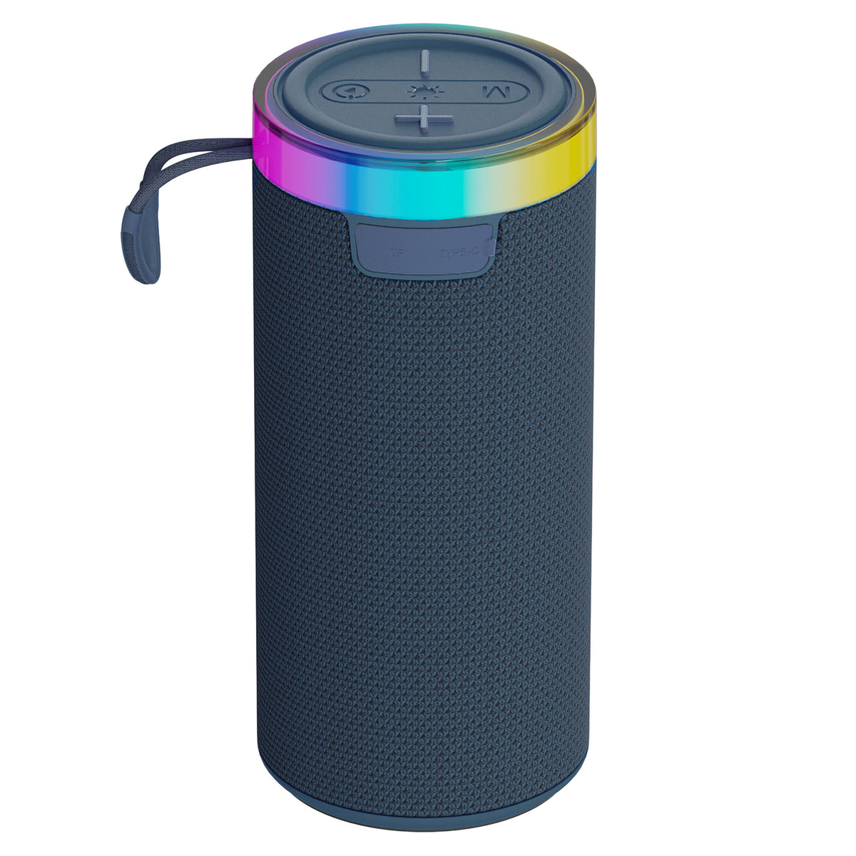 SUPERSONIC SC-2440BT BLU Bluetooth Portable Speaker with LED Lights, FM Radio and TWS