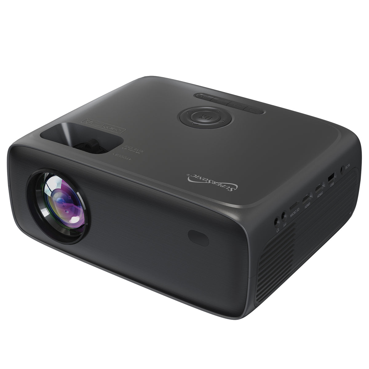 SUPERSONIC SC-282P Compact Bluetooth HD LED Projector with Full HD Support