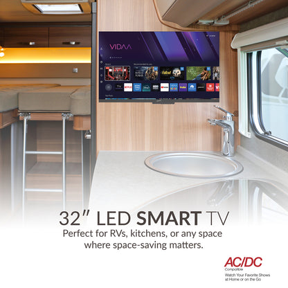 SuperSonic SC-3220VTV 32-Inch Smart LED TV with VIDAA, Wi-Fi, and HDMI