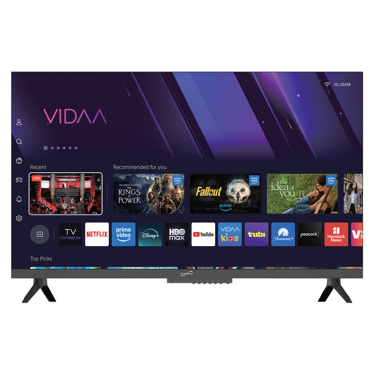 SuperSonic SC-3220VTV 32-Inch Smart LED TV with VIDAA, Wi-Fi, and HDMI