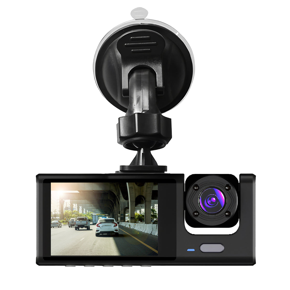 SuperSonic SC-580DC RoadEyePro 1080p 3-Channel Dash Cam with Front, Cabin, and Rear Cameras