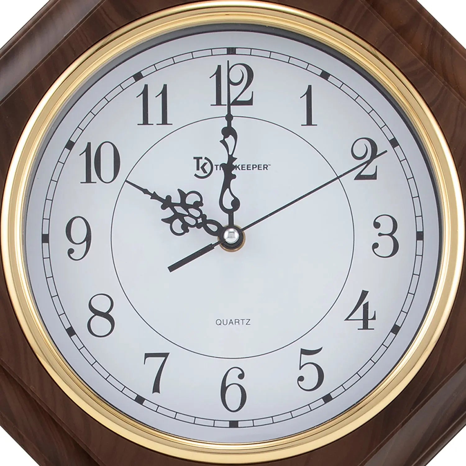 TIMEKEEPER 17-inch Wood Pendulum Wall Clock with Westminster Chime - Model 180WAGM