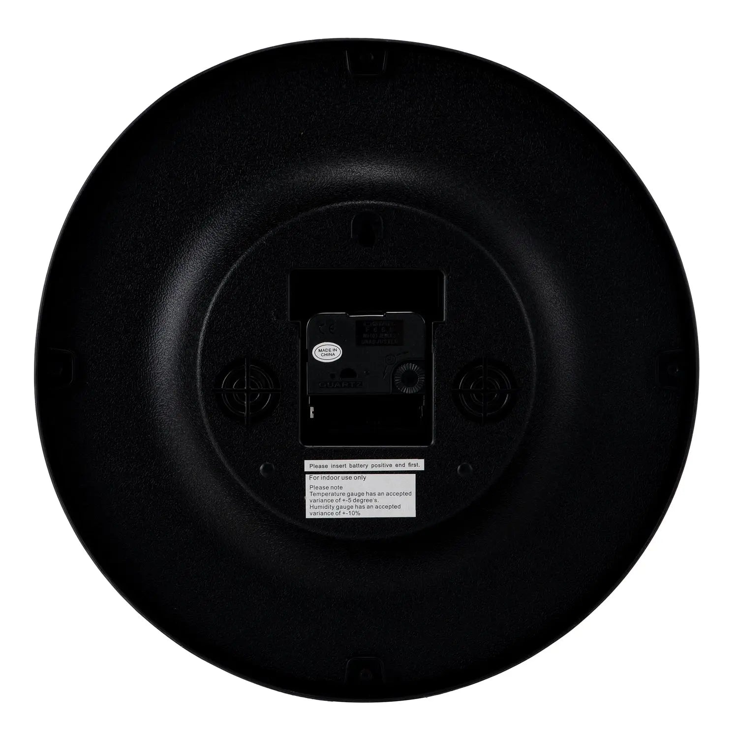 TIMEKEEPER 12-Inch Temperature and Humidity Wall Clock Model 6990