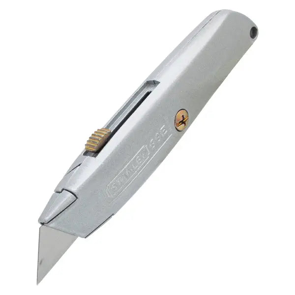 Stanley Retractable Utility Knife (Part Number 10-099) with 3 Blades and Adjustable Blade Position
