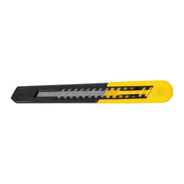 Stanley Quick Point Knife 9mm - Retractable Blade Utility Knife with Snap-Off Blades and Pocket Clip