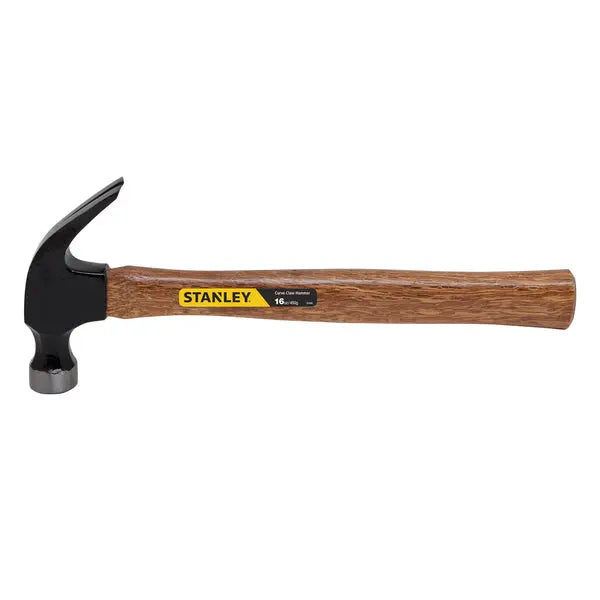 Stanley 51-616 Wood Handle Hammer - High-Carbon Steel Head with Heat-Treated Bell Face