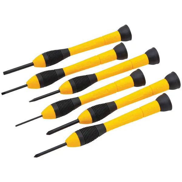 Stanley 6-Piece Precision Screwdriver Set with Swivel-Head Handles - Part #66-052