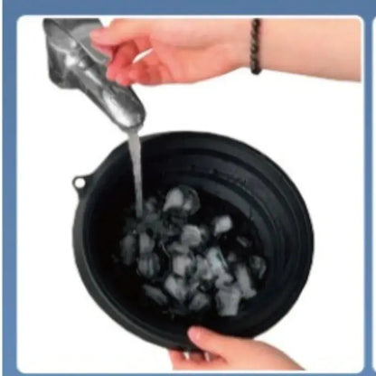 Collapsible Silicone Ice Basin Atticus Goods