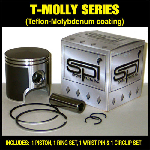 SPI OEM Style Piston Kit with Rings, Teflon Coated, Standard - Part Number 09-714