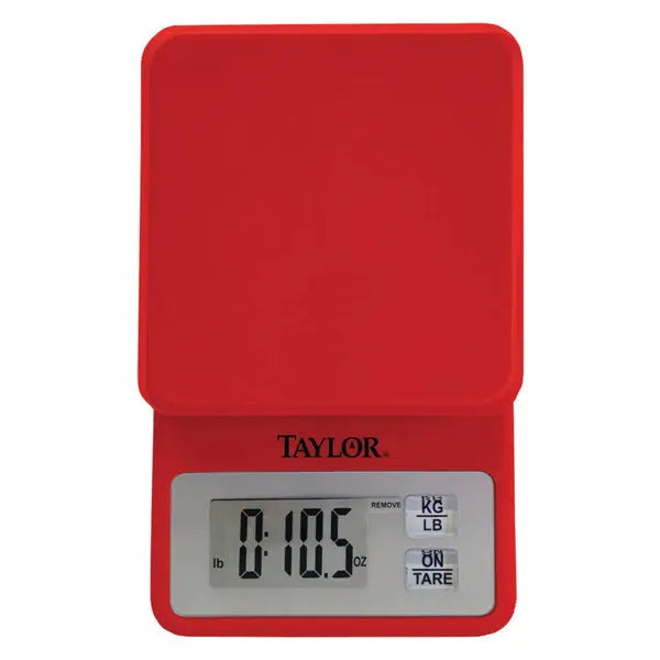 COMPACT KITCHEN SCALE RED