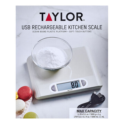 Taylor Precision Products USB-Powered Kitchen Scale 5315855