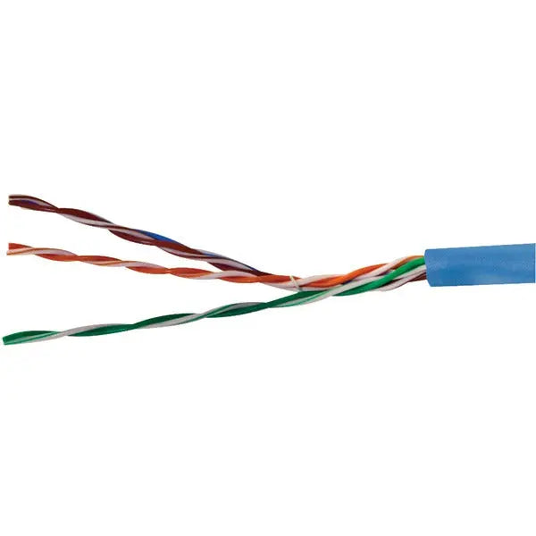 Vericom MBW5U-00932 CAT5E UTP CMR Ethernet Cable, 1000 Feet, Blue