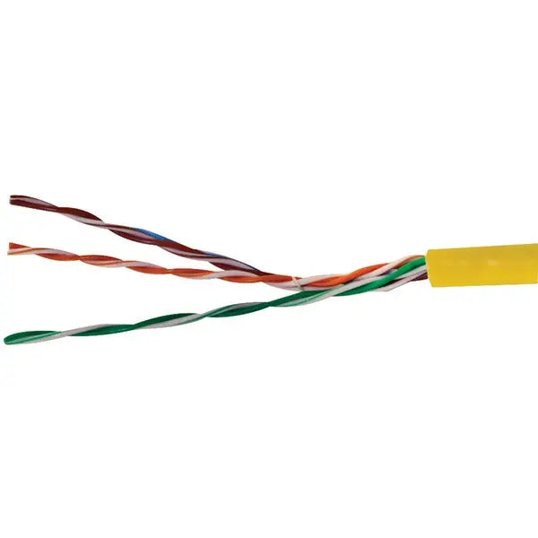 Vericom MBW5U-01443 CAT5e UTP Ethernet Cable, 1000 ft, Yellow