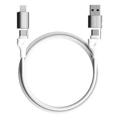 Nautica 4FT 4-in-1 Charging Cable UCCCB04-02-04 for Versatile Device Compatibility