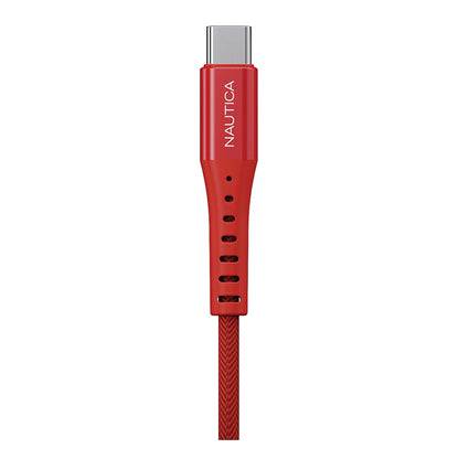 Nautica UCCCB06-02-04 4ft 3-in-1 Charging Cable with USB-C Connectors
