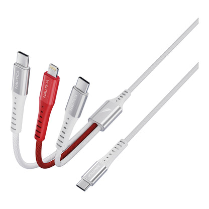 NAUTICA 60W 3-in-1 USB-C Charging Cable UCCCB11-02-04