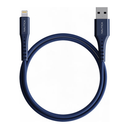 Nautica UCCCB16-01-04 4ft MFi-Certified Lightning Cable for iPhone, iPad, and iPod