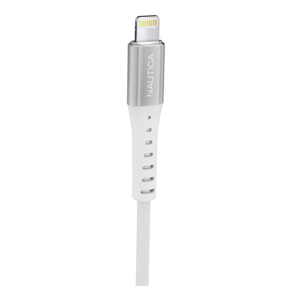 Nautica UCCCB16-02-04 4ft MFi-Certified Lightning Cable for iPhone, iPad, and iPod