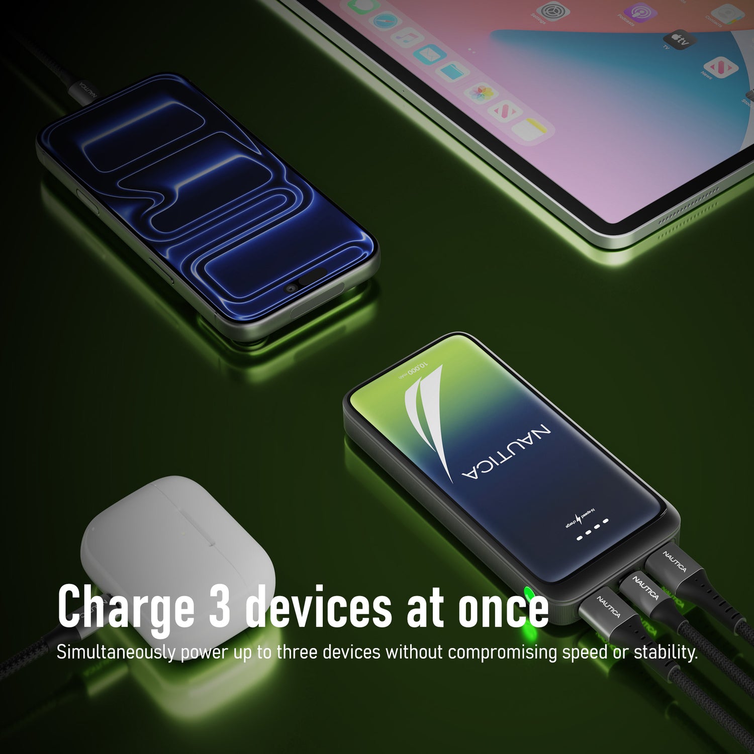 NAUTICA 10KMAH Turan Power Bank UCCPB07-03 with 22.5W USB-C PD Fast Charging