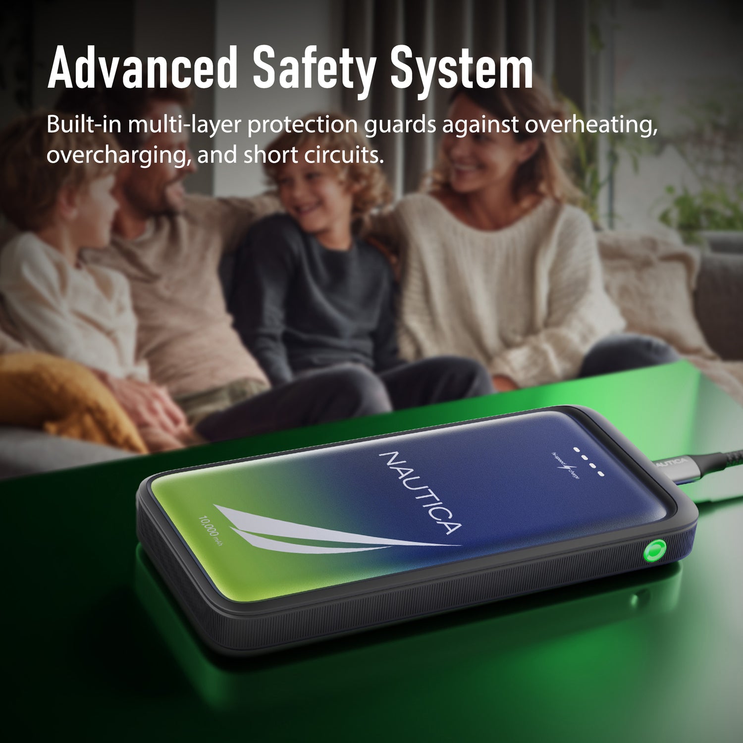 NAUTICA 10KMAH Turan Power Bank UCCPB07-03 with 22.5W USB-C PD Fast Charging