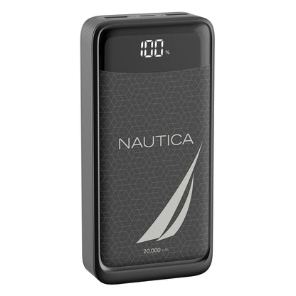 NAUTICA UCCPB11-03 20,000mAh Turbo Power Bank with Dual Output and LED Display