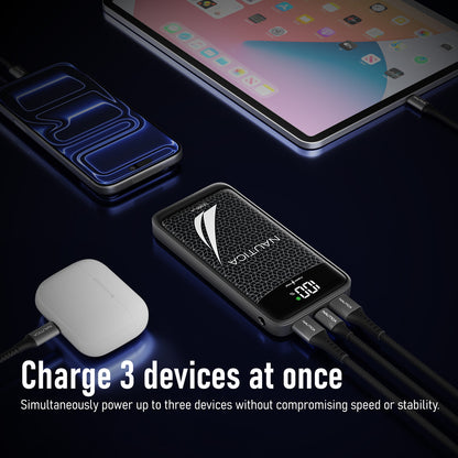 NAUTICA UCCPB12-03 30,000mAh Turbo Power Bank with Dual Charging and LED Display