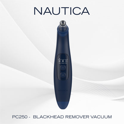 NAUTICA(R) Blackhead Remover Vacuum NVY - Portable Rechargeable Skin Care Device