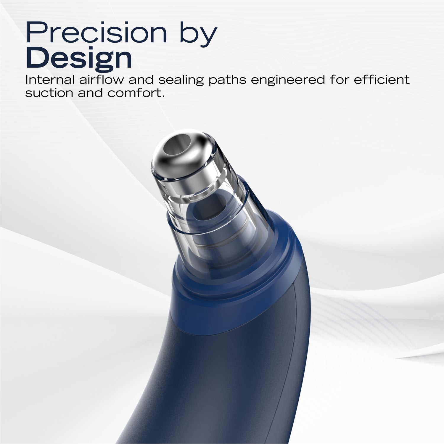 NAUTICA(R) Blackhead Remover Vacuum NVY - Portable Rechargeable Skin Care Device
