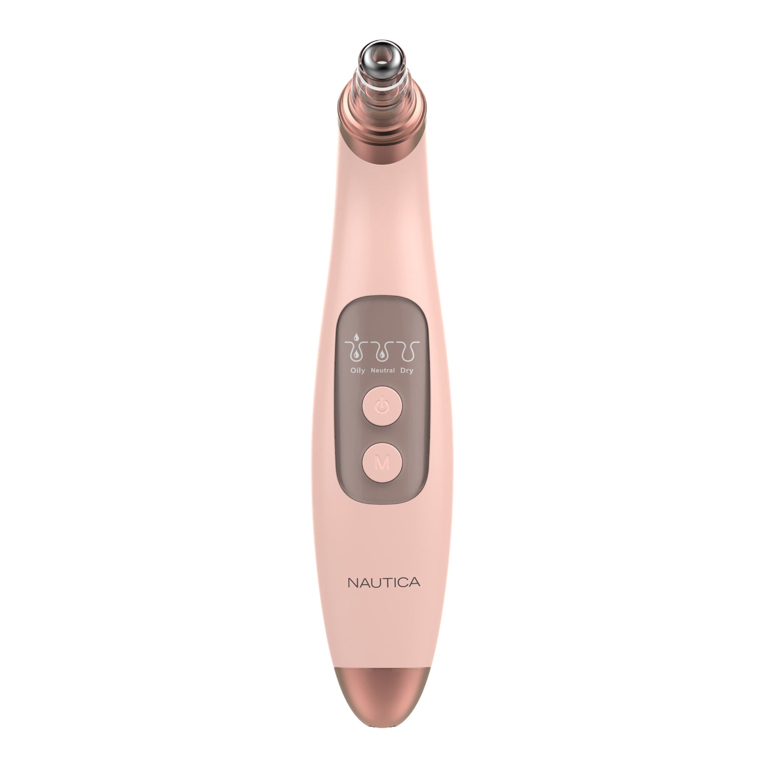 NAUTICA(R) Blackhead Remover VAC NUD - Portable Skin Purifier with Adjustable Suction Levels and Interchangeable Heads
