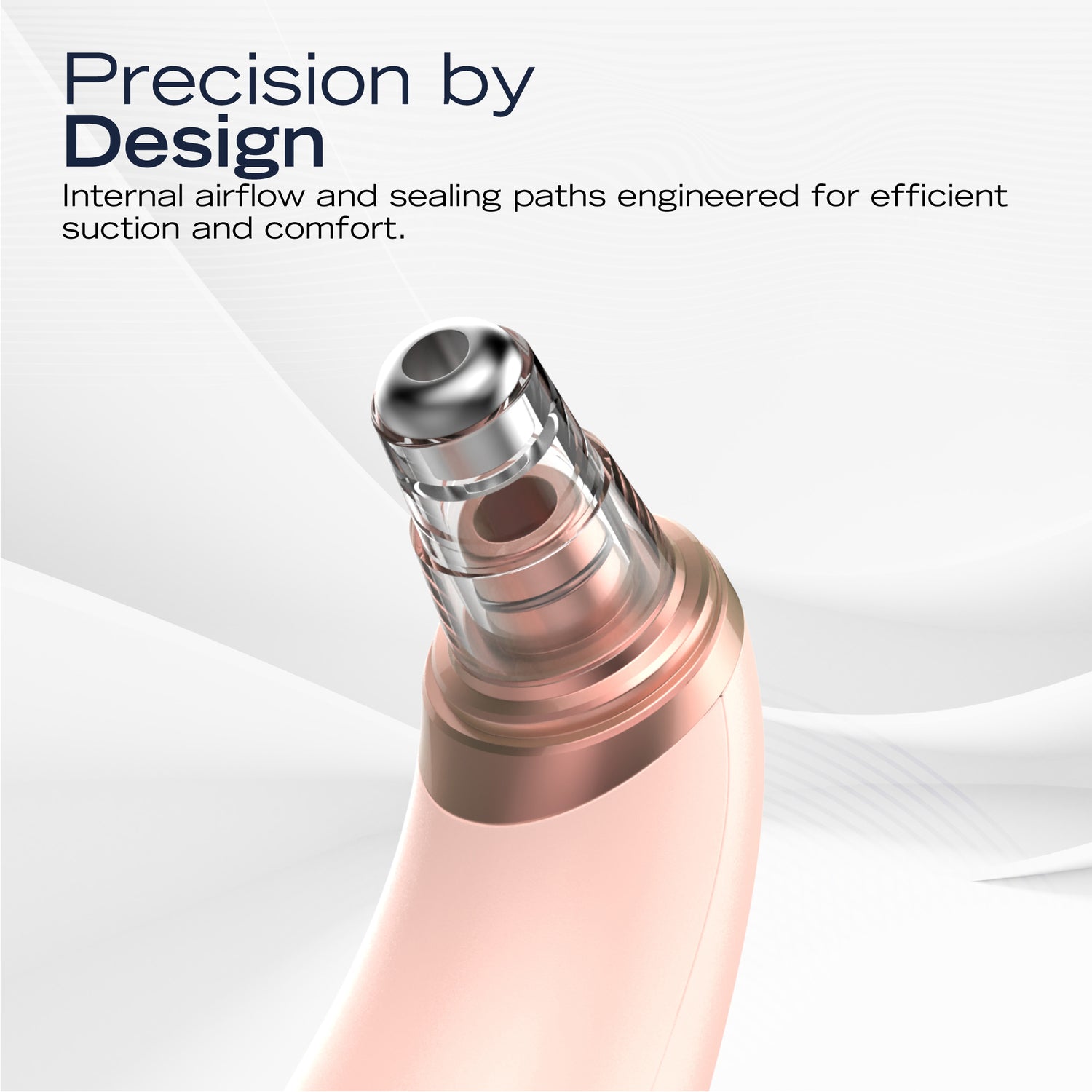 NAUTICA(R) Blackhead Remover VAC NUD - Portable Skin Purifier with Adjustable Suction Levels and Interchangeable Heads