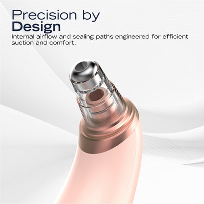 NAUTICA(R) Blackhead Remover VAC NUD - Portable Skin Purifier with Adjustable Suction Levels and Interchangeable Heads