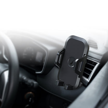 NAUTICA VNT Mount Phone Holder UCCPH02 – Urban Black, Secure Air-Vent Design with 360° Rotation for Car Dashboard and Air Vent Compatibility