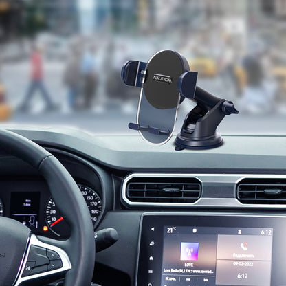 Nautica UCCPH03 Uni Car Phone Holder - Urban Navy with 3-in-1 Mounting System and 360° Rotation