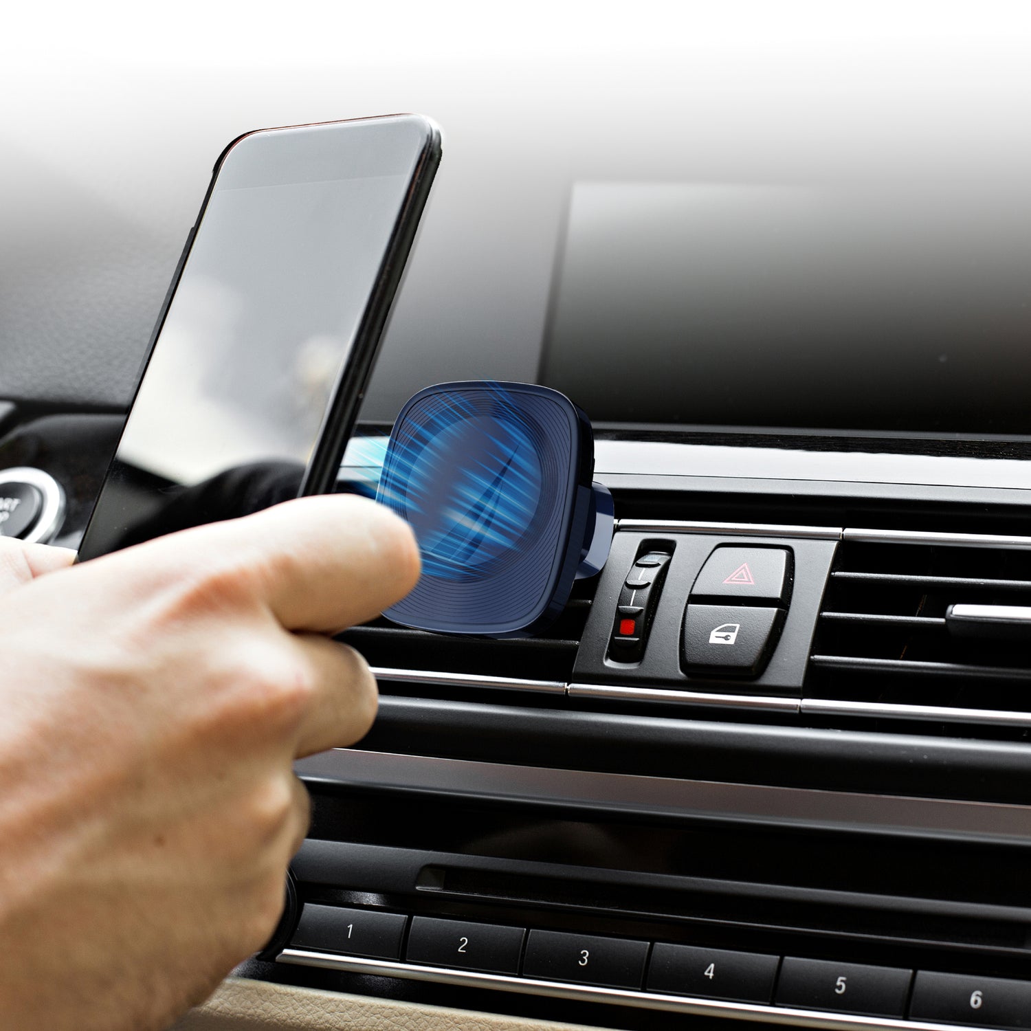 NAUTICA UCCPH04-01 Magnetic Car Phone Holder - Urban Navy